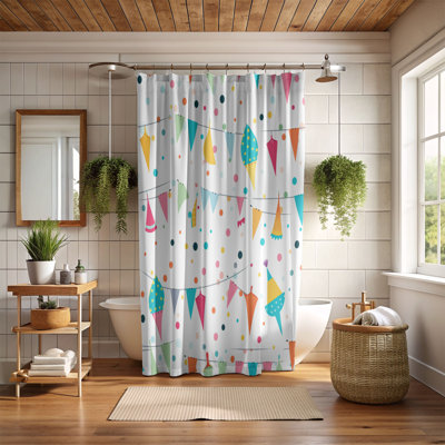 Rideau de douche Celebration Joyfulness - Premium