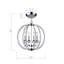 Lustre sphère de style bougie 4 lumières avec accents en cristal Cardenas