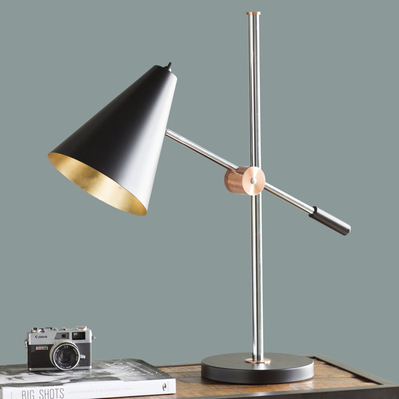 Lampe de table 28 po Tyndall, Noir