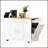 Fluted Kitchen Island with Trash Can Storage, Power Outlets, and Rolling Wheels for Enhanced Mobility and Organization-1580879443