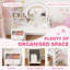 AIYAPLAY Kids Dressing Table with Mirror and Stool Ages 3-8 Years White