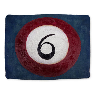 Billiard Ball No6 Braided Polyester Placemat | Home Decor