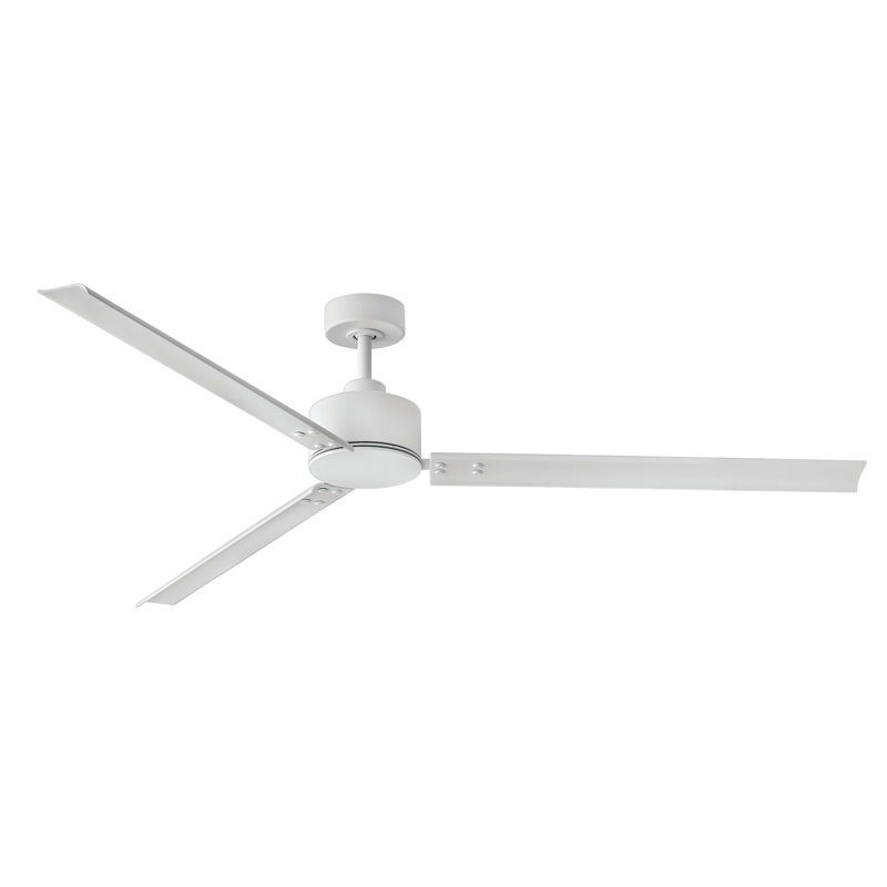 Ventilateur intelligent 72 "Hinkley Fan Indy, Blanc mat