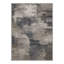 Tapis abstrait gris / noir lavable à la machine avec envers antidérapant-372497546