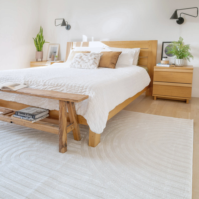 Geometric Hand Tufted Area Rug, 200cm x 290cm