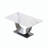 Kentrez Stone Top Metal Base Dining Table-874649649-874651597