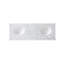 Meuble-lavabo double 61 po avec plateau en marbre Rassan-1241900764