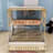 Wooden Car-Shaped Platform Bed with LED and Pillows-1575108263