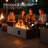42" Rectangular Propane Fire Pit Table Outdoor Patio Backyard Gas Fire Table with 50,000 BTU Burner, Outdoor Fireplace,Wind Guard, Lid, Waterproof Cover and Tank Storage, Black-1457417869