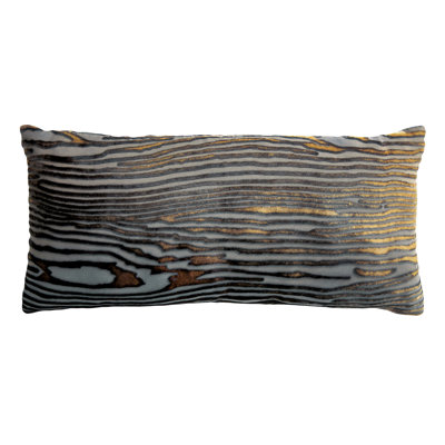 Woodgrain Rectangle Velvet Pillow Cover & Insert