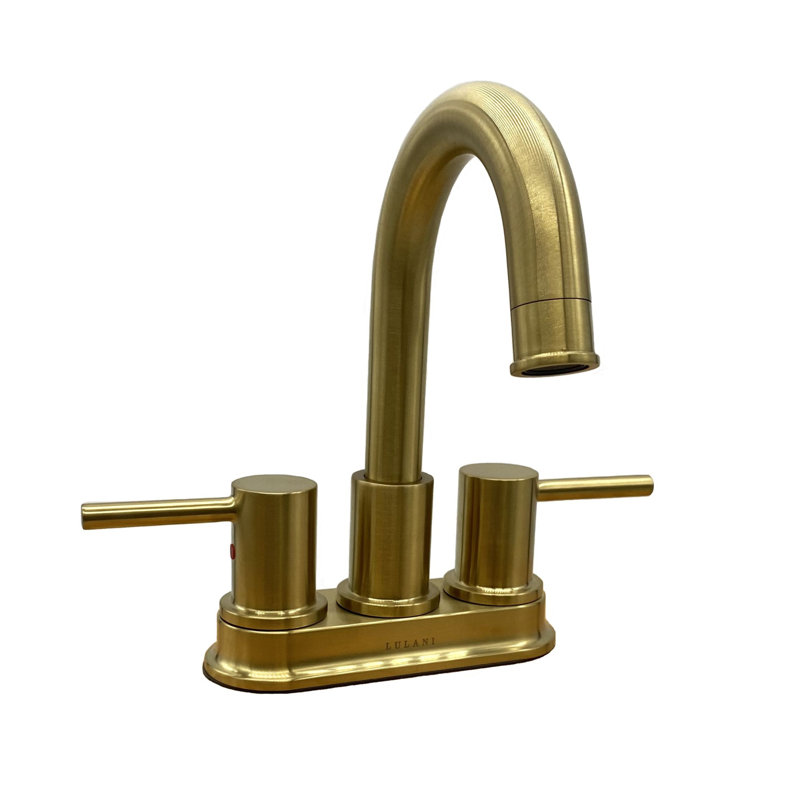 Robinet de salle de bain central avec drain Lulani St. Lucia, Or champagne