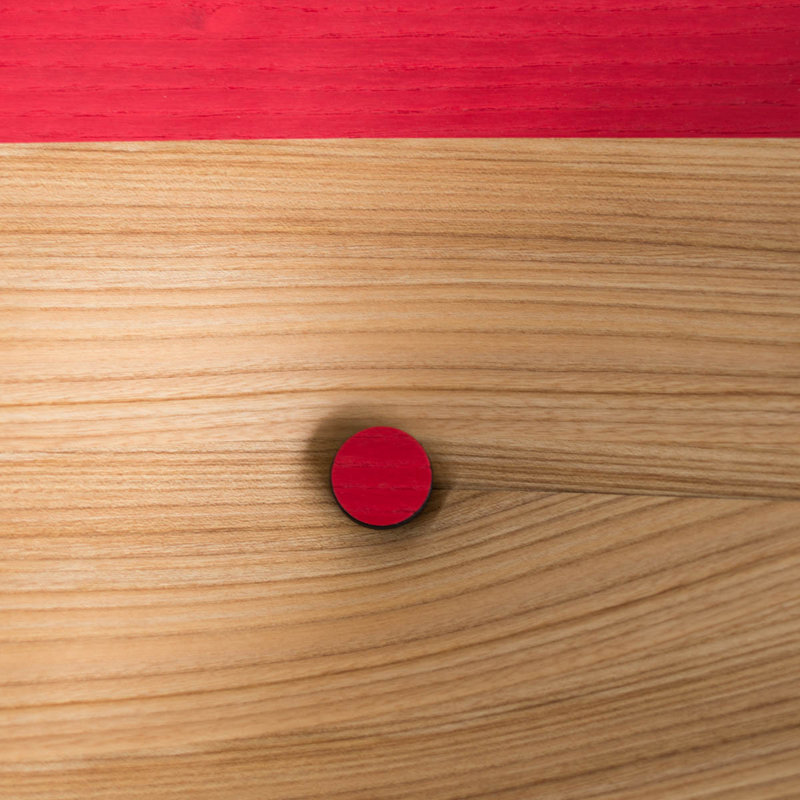 LIGNIS® Nelumbo Wood Sweet Bowl, Red/Oak