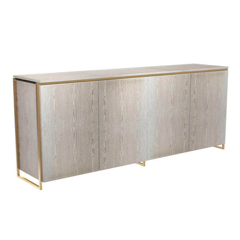 Euclid 464.82cm Sideboard, Brass Brushed