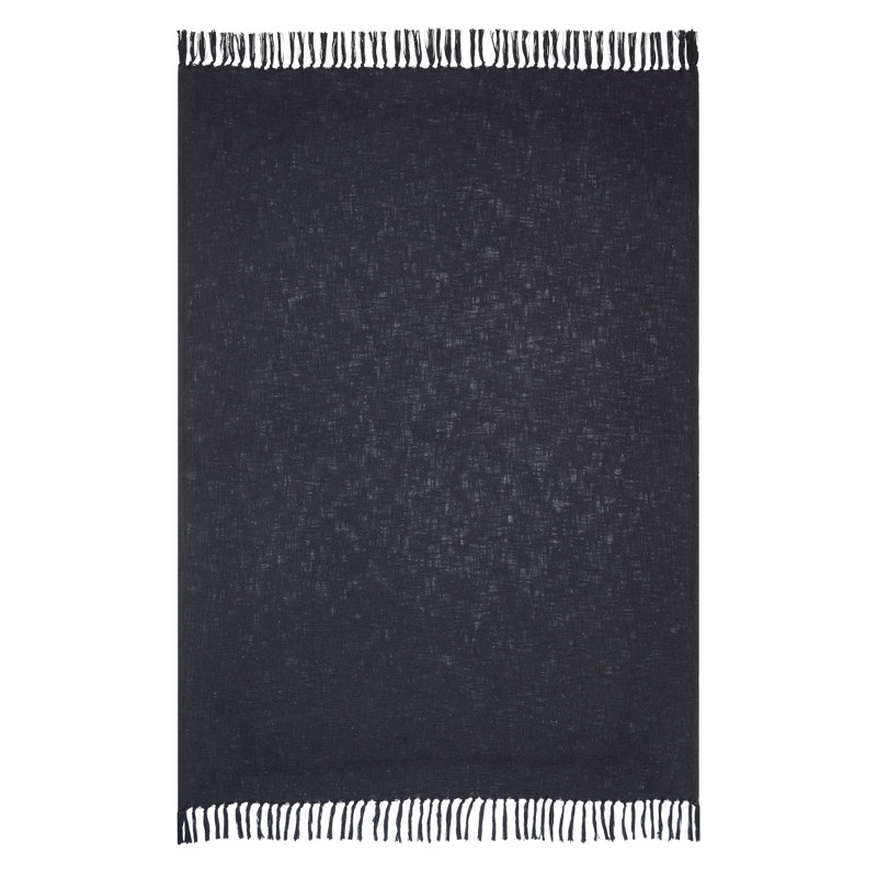 Chalamet Throw Blanket, Black