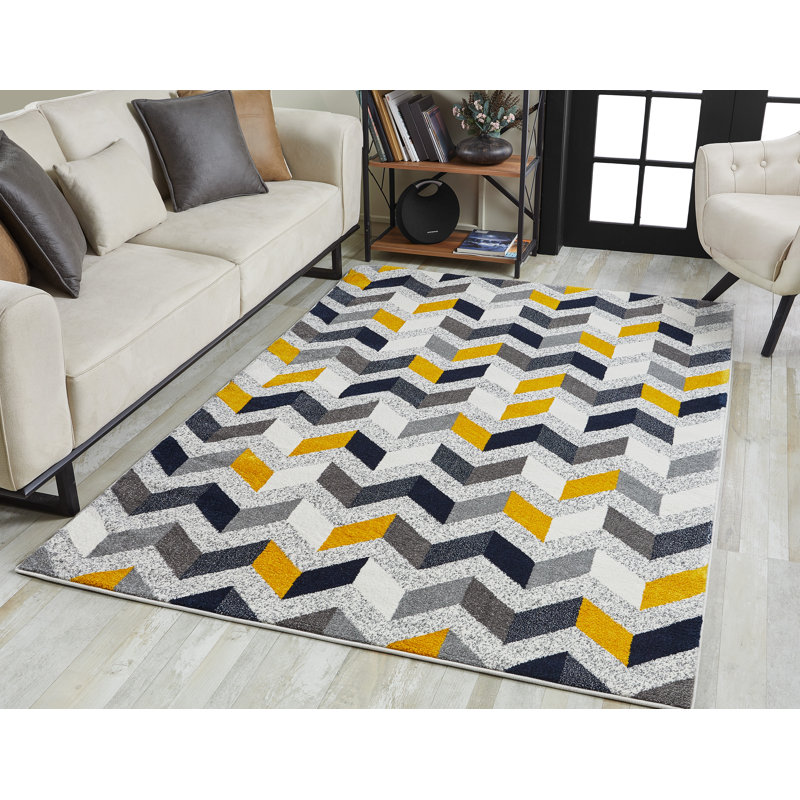 Ashleigh-Marie Geometric Area Rug, Rectangle 160 x 230cm