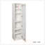 Grande armoire de présentation avec 6 tablettes et porte vitrée pour le rangement du salon, de la cuisine, de la chambre à coucher et du bureau