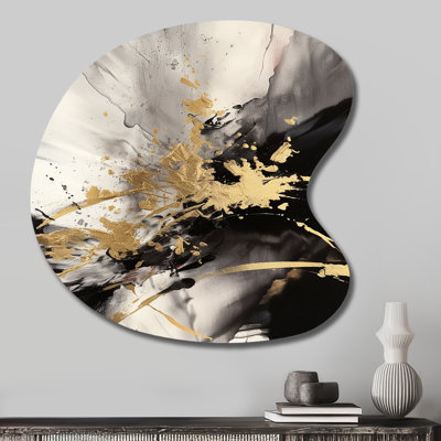 Eugenie - Abstract Drop Shape Assymterical Metal Wall Art