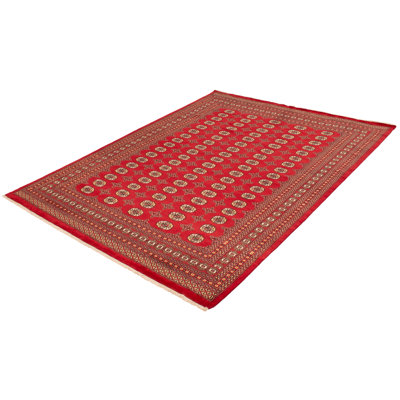 Perice One-of-a-Kind 8'3" X 10'9" New Age Wool Area Rug in Dark Red