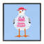 Sassy Seagull Kinda Crabby, estampe numérique, design par Bex Morley Design-1957948385-1957948387