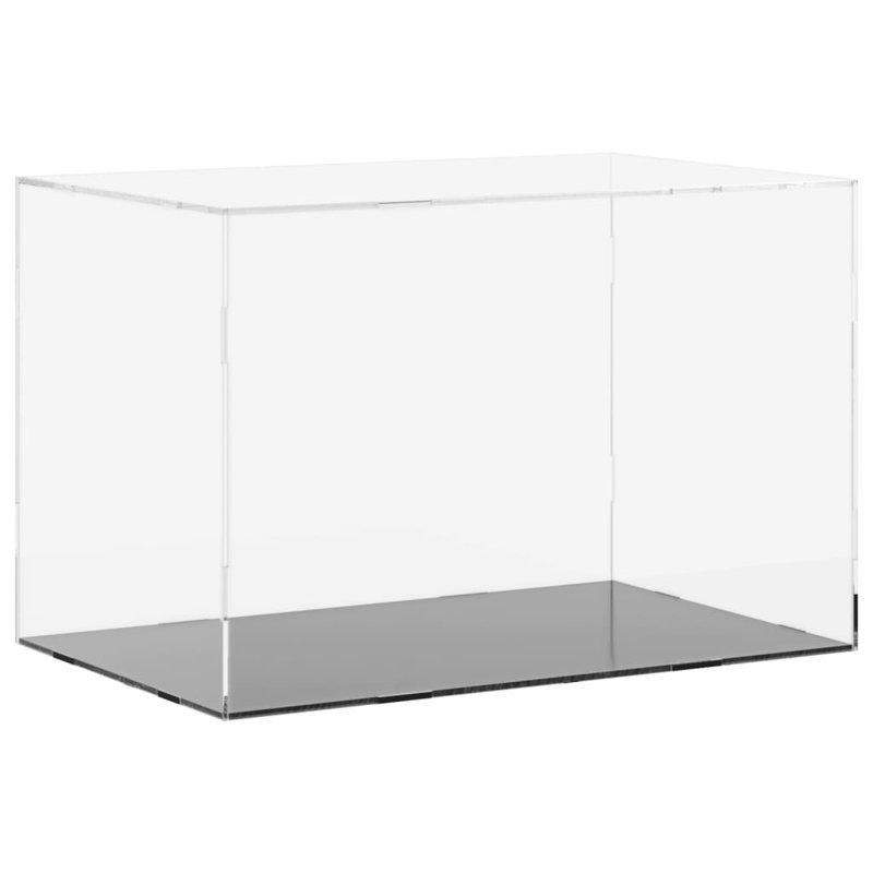 Vidaxl Display Box Transparent 22.0X14.2X14.6" Acrylic, 14.6" H x 22" W x 14.2" D