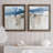 Windy Cliff I - Matted and Framed Under Acrylic Glass, Set of 2, Large Living Room Wall Art-203737792-203737779-203737804