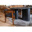 Fauteuil en similicuir H 19,5 po Lulani
