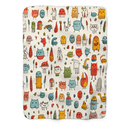 Animated Characters - 1 Piece Premium Blanket