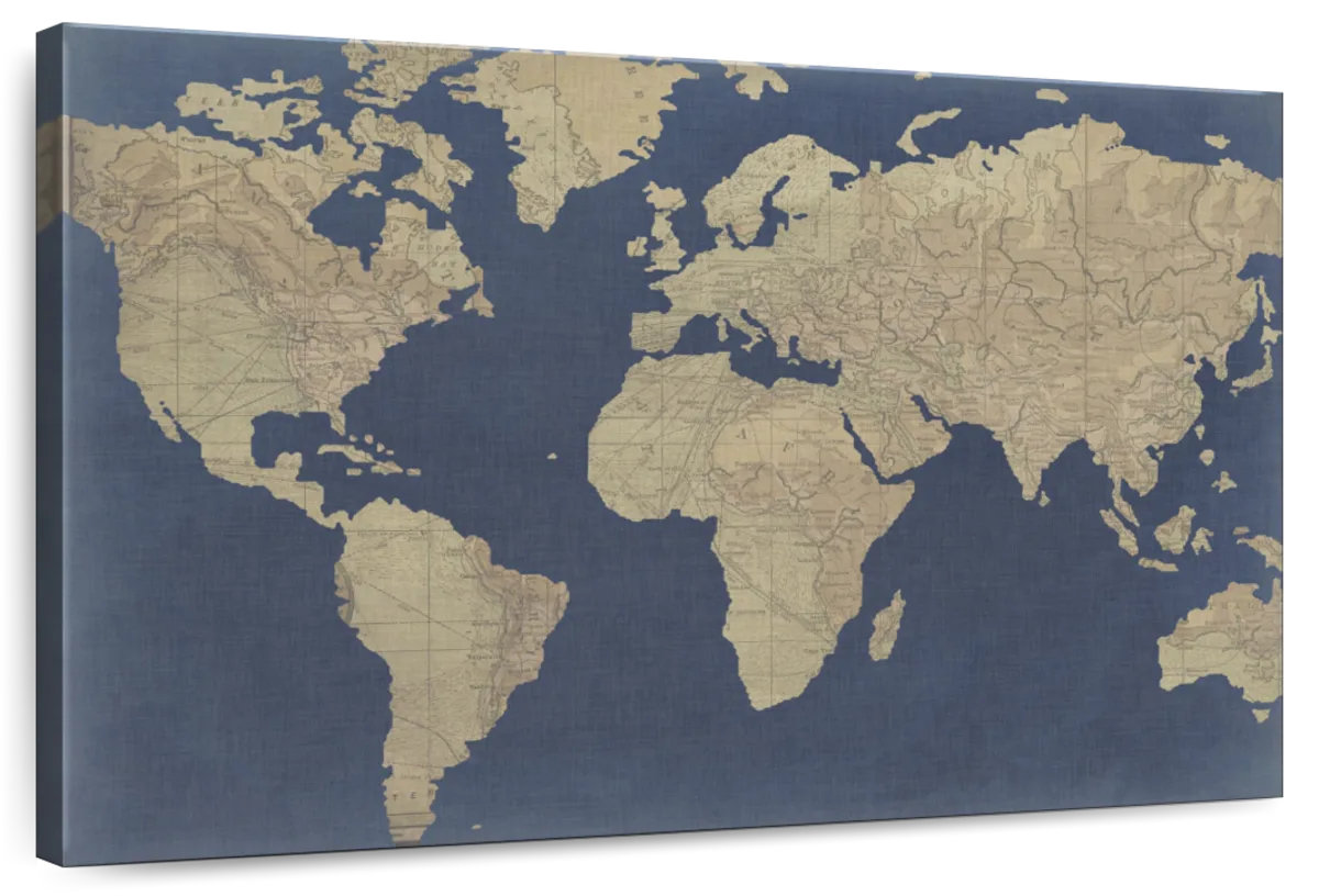 Breakwater Bay Aliaz Linen Map I | Wayfair