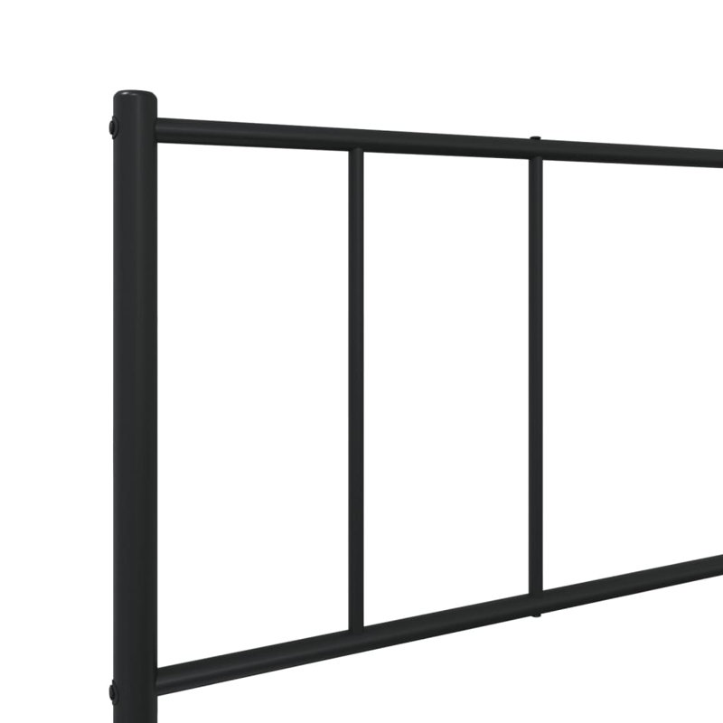 Lokesh Metal Bed, 90 x 190 cm, Black