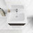 24'' Wall-Mounted Single Bathroom Vanity With Integrated Ceramic Top-1308444756