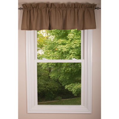 Karigan Cotton Solid Colour Ruffled Window Valance