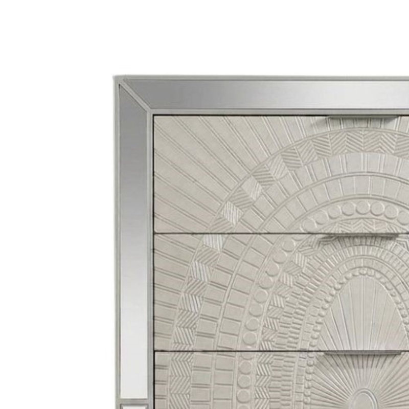Commode 5 tiroirs Isadora Silver
