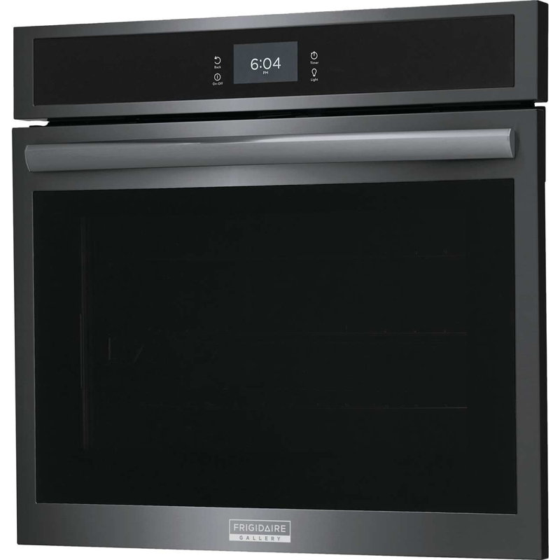 30" 5.3 cu. ft Convection Electric Single Wall Oven, Black Stainless Steel