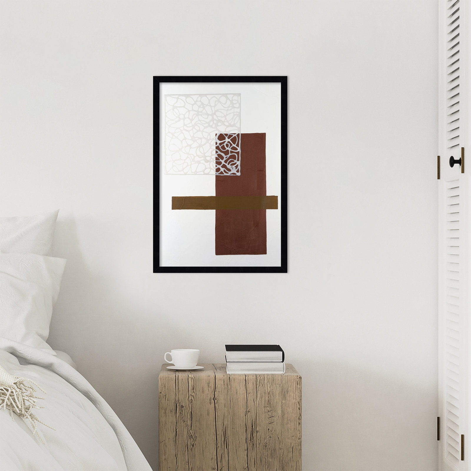 Nooks and Crannies No. 4 Print, Black, 25" H x 17" W