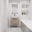 Meuble-lavabo mural 24 po avec lavabo en céramique