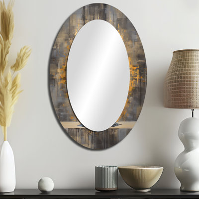 Miroir mural doré traditionnel