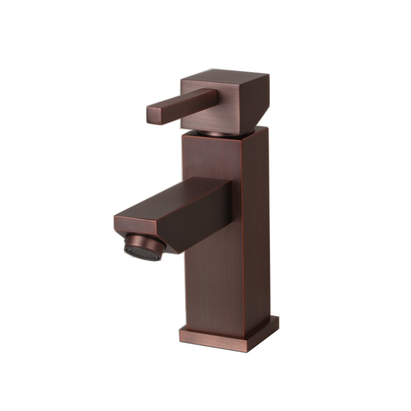 Bathroom Faucet with Drain Assembly, Brown Bronze