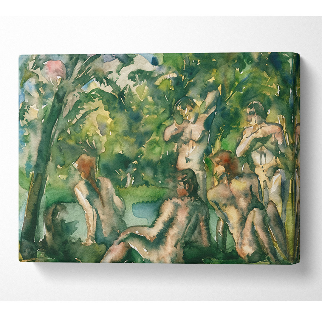 Cezanne Badende - Kunstdrucke auf Leinwand