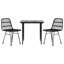 Ensemble repas d'extérieur carré L 31,5 po Badr-2015816557-2015816558