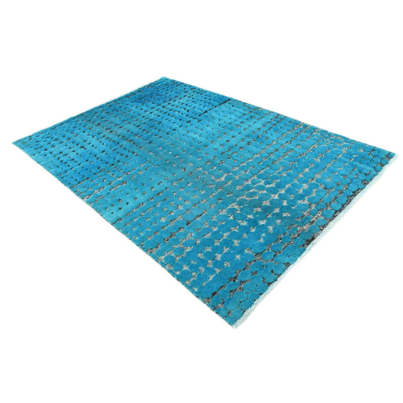 Tapis bleu marine 5 x 8 Pulaski