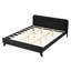 Structure de lit de style moderne, lit en bois, aucun sommier requis-2096398967-2096398968