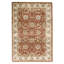 Hand Knotted Wool Oriental Area Rug in Red And Ivory