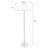 Walnut Solid Wood + Copper Free form Floor Lamps