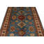 Tapis tribal Kazak 5 x 7 ivoire