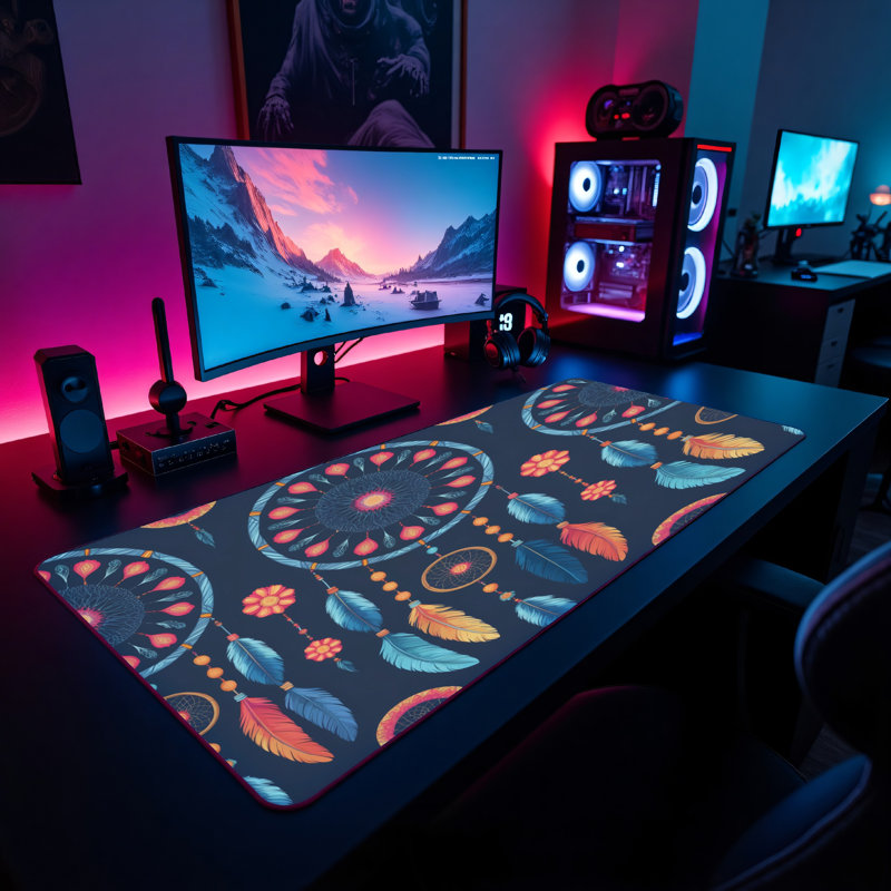 Polyester Desk Pad, 23.6x13.8