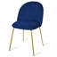 Chaise d'appoint en velours touffeté Galewood-766794508