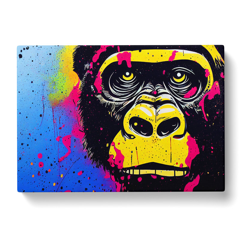 Gorilla Splash Vol.3 Abstract - Wrapped Canvas, 40cm H x 60cm W x 3cm D
