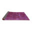 Tapis mauve à motif abstrait Runolfson-823175344