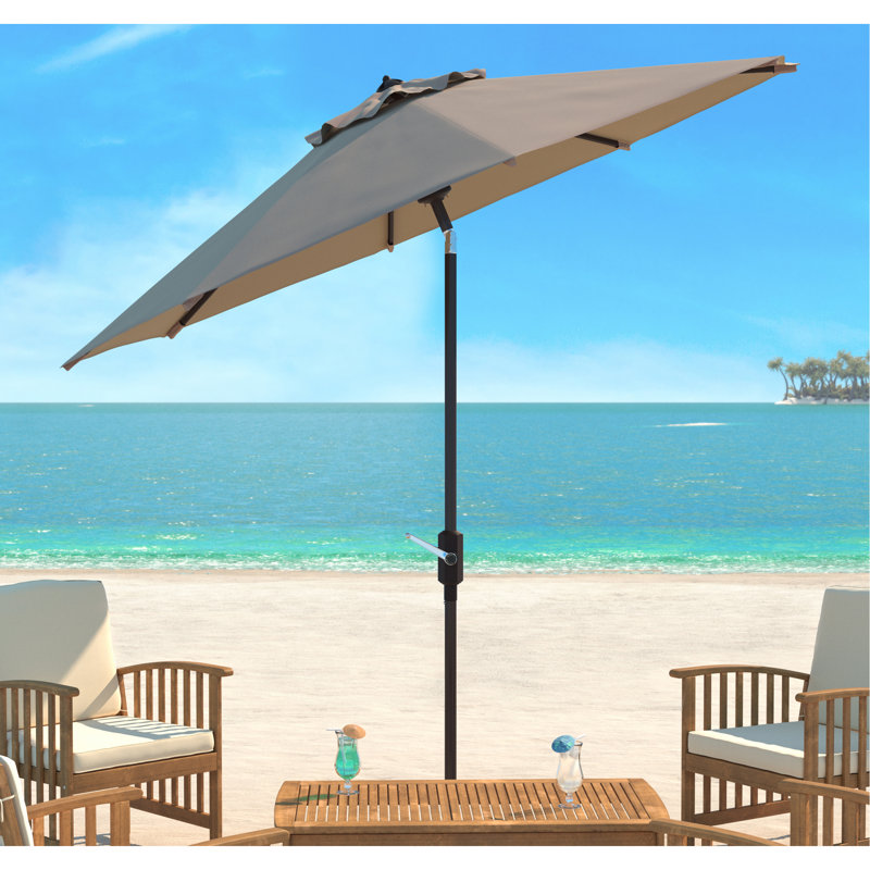 Parasol de marché, Beige, 100.79" W x 100.79" D