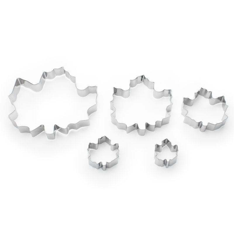 Ensemble 5 pièces de couteau à métadonnées en feuille fox